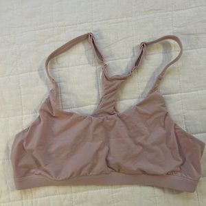 Skims Fits Everybody Racerback Bralette. Cherry Blossom Pink. Size M.